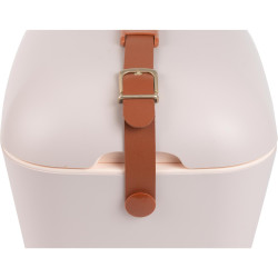 Polarbox Gold Cooler Bag, 12 liters, AIRPOP polystyrene, 5–15°C for up to 24 hours, Pink/Gold