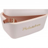 Geantă frigorifică Polarbox Gold, 12 litri, polistiren AIRPOP, 5-15 °C până la 24 de ore, roz/auriu