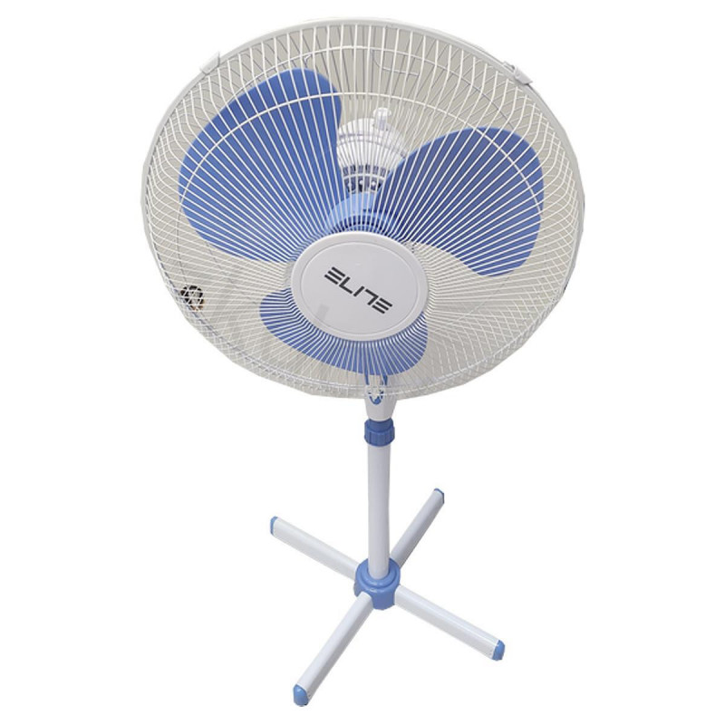 Ventilator Elite EFS-2-1329, 40 W, 40 cm, 3 viteze, alb/albastru