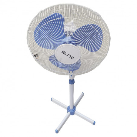 Ventilator Elite EFS-2-1329, 40 W, 40 cm, 3 viteze, alb/albastru
