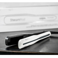 L'Oréal Professionnel SteamPod 3.0 Hair Straightener, 158W, 0.8 g/min, Built-in water tank, Swivel cord, Up to 210°C, White/Black