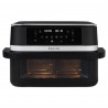 Двоен фритюрник с горещ въздух 8в1 Instant Pot Vortex VersaZone XL ClearCook 140-3025-01-EU, 2800W, 12 л, 205°C, EvenCrisp, Синхронизирано приключване на програмите, Сензорно управление, Черен/Инокс