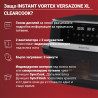 Διπλή φριτέζα θερμού αέρα 8 σε 1 Instant Pot Vortex VersaZone XL ClearCook 140-3025-01-EU, 2800 W, 12 λίτρα, 205 °C, EvenCrisp, Συγχρονισμένη ολοκλήρωση προγραμμάτων, Έλεγχος μέσω οθόνης αφής, Μαύρο/Ανοξείδωτο