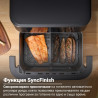 8-in-1 Instant Pot Vortex VersaZone XL ClearCook 2-zónás forró levegős sütő 140-3025-01-EU, 2800 W, 12 l, 205 °C, EvenCrisp, szinkronizált programbefejezés, érintőképernyős vezérlés, fekete/rozsdamentes acél