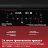 8-in-1 Instant Pot Vortex VersaZone XL ClearCook 2-zónás forró levegős sütő 140-3025-01-EU, 2800 W, 12 l, 205 °C, EvenCrisp, szinkronizált programbefejezés, érintőképernyős vezérlés, fekete/rozsdamentes acél