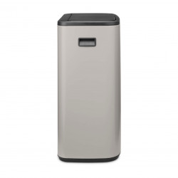 Brabantia Bo Touch 1010456 szemetes, 2x30 l, simán és csendesen nyíló, nagy nyílás, szürke