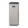Кош за боклук Brabantia Bo Touch 1010456, 2x30 л, Плавно и безшумно отваряне, Голям отвор, Сив