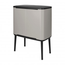 Coș de gunoi Brabantia Bo Touch 1010454, 3x11 l, deschidere lină și silențioasă, deschidere largă, gri
