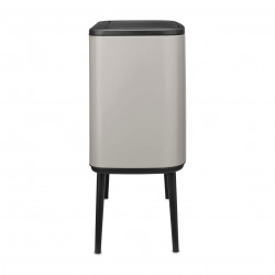 Кош за боклук Brabantia Bo Touch 1010454, 3x11 л, Плавно и безшумно отваряне, Голям отвор, Сив