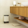 Κάδος απορριμμάτων Brabantia Bo Small Hi 1010461, 7 λίτρα, Υπερυψωμένος, Ομαλό και αθόρυβο άνοιγμα, Αντιολισθητική βάση, Μπεζ