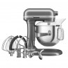 KitchenAid Artisan 5KSM70SHXEMS Medallion Silver Stand Mixer, 375 W, 6.6 L, 11 speeds, 67 contact points, Bowl lift, Special Fold speed, Flex Edge, Metallic Gray