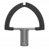 Mixer planetar KitchenAid Artisan 5KSM70SHXEMS Medallion silver, 375 W, 6,6 l, 11 viteze, 67 de puncte de contact, Ridicare bol, Viteză specială „Fold”, Flex Edge, Gri metalizat