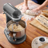 Планетарен миксер KitchenAid Artisan 5KSM70SHXEMS Medallion silver, 375 W, 6.6 л, 11 скорости, 67 точки на допир, Повдигане на купата, Специална скорост Fold, Flex Edge, Сив металик