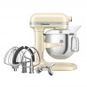 KitchenAid Artisan 5KSM70SHXEAC Stand Mixer, Almond Cream, 375 W, 6.6 L, 11 speeds, 67 contact points, Bowl Lift, Special Fold Speed, Flex Edge, Cream