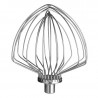 Mixer planetar KitchenAid Artisan 5KSM70SHXEAC Almond cream, 375 W, 6,6 l, 11 viteze, 67 de puncte de contact, Ridicare cuvă, Viteză specială „Fold”, Flex Edge, Cremă