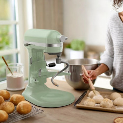 KitchenAid Artisan 5KSM60SPXEPT Stand Mixer, Pistachio, 375 W, 5.6 L, 11 speeds, 67 contact points, Bowl Lift, Special Fold Speed, Light Green