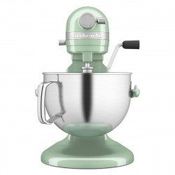 Μίξερ KitchenAid Artisan 5KSM60SPXEPT Pistachio, 375 W, 5,6 λίτρα, 11 ταχύτητες, 67 σημεία επαφής, Ανύψωση του κάδου, Ειδική ταχύτητα «Fold», Ανοιχτό πράσινο