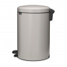 Brabantia NewIcon 1010441 Pedal Bin, 20 L, Soft-Close, Non-Slip Base, Light Gray