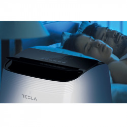 Втора ръка: Мобилен климатик Tesla TTMYW-12CHW, 12000 BTU, Клас А, Wi-Fi, I sleep, 3 скорости, LED дисплей, Дистанционно, Бял