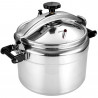 Second hand: Тенджера под налягане Fagor Chef Extremen 100602653, 15 л, 30 см, 50 kPa, 3 системи за безопасност, Алуминий, Сребрист