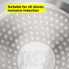 Használt: Serpenyő üvegfedővel Tasty Everyday 678556, 18 cm, 1,8 l, Indukciós, Alumínium, Tapadásmentes bevonat, Kék