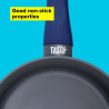 Használt: Serpenyő üvegfedővel Tasty Everyday 678556, 18 cm, 1,8 l, Indukciós, Alumínium, Tapadásmentes bevonat, Kék