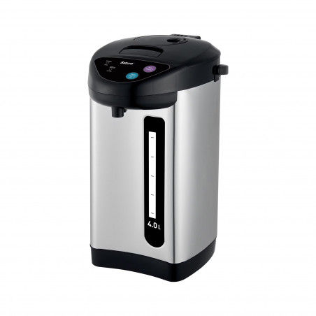 La mâna a doua: Termos electric Saturn ST-EK0035, 750W, 4 L, Baza rotativa, Protectie termica fara apa, Inox