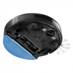 Second hand: Lubluelu SL60 Plus Robot Vacuum with Docking Station, 42W, Mop, LiDAR, 120-Minute Run Time, 2600 mAh, Black