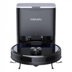 Second hand: Lubluelu SL60 Plus Robot Vacuum with Docking Station, 42W, Mop, LiDAR, 120-Minute Run Time, 2600 mAh, Black