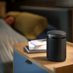La mâna a doua: Ventilator-suflantă cu încălzire ceramică Philips CX2120/01, 600/1500 W, Pentru până la 15m2, 3 setări de temperatură, Protecție la răsturnare, Negru