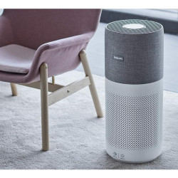 Használt: Пречиствател за въздух Philips AC3033/10, 55W, 135 м2, HEPA, Wi-Fi, Интелигентни сензори, Бял/сив