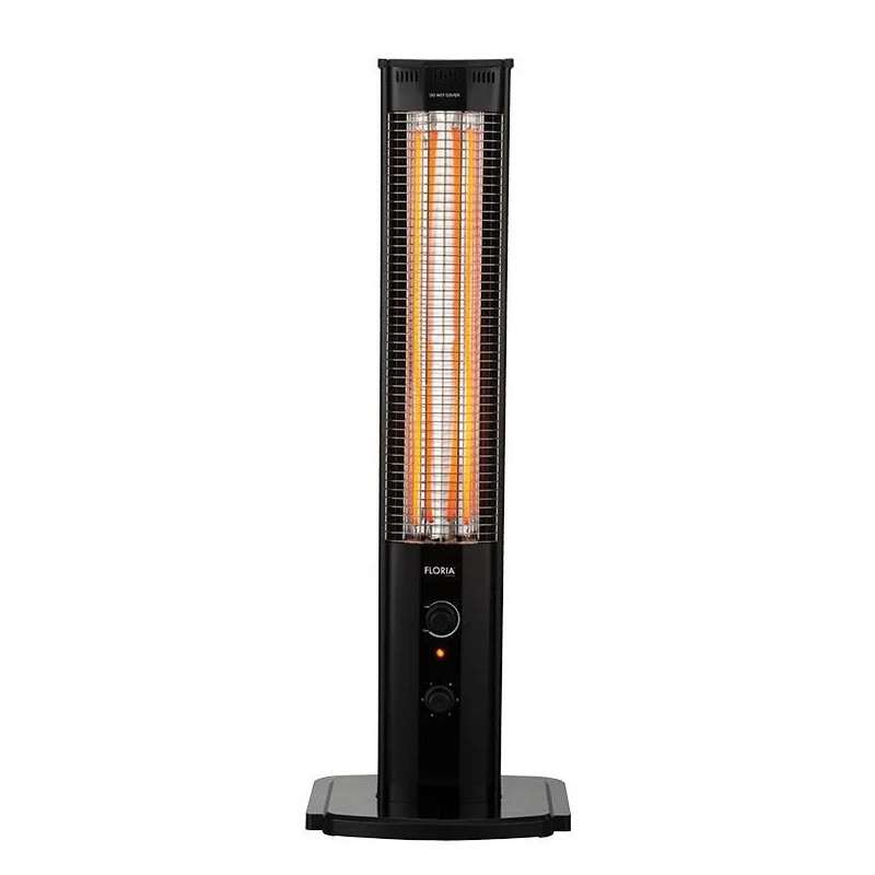 Használt: Инфрачервен карбонов нагревател Zilan Floria ZLN4031, 2000W, 15 м2, Регулируем термостат, Защита от преобръщане, Черен