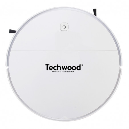 Használt: Прахосмукачка робот 2 в 1 Techwood TAR-2031, 450 Pa, 350 мл, Вградена кърпа, Автономия 90 мин, Бял