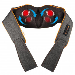 Втора ръка: Шиацу масажор Medivon Collar Simple MD-R1505, 18 W, 8 глави, Таймер, Force Control, Затопляне, Сив