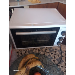 Втора ръка: Малка готварска фурна Foreti EO 3600 W, 1400 W, 36 л, Термостат, Таймер, Емайл, Бял