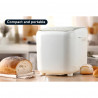 Втора ръка: Хлебопекарна Crown CBM-6511, 600W, 1l, 19 програми, Таймер, LCD дисплей, Памет, Бял