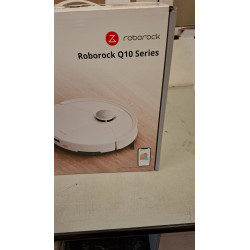 Втора ръка: Прахосмукачка робот Roborock Q10 PF, 10000 Pa, 150 мин, 0.35 л, Wi-Fi, Сухо/мокро, Автоматично повдигане на мопа, 360° LiDAR, 3D картографиране, Гласово управление, Бял