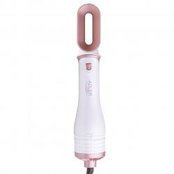 Втора ръка: Четка за сушене и стилизиране 5в1 Adler AD 2027, 1200 W, 2 температури, Керамично покритие, Аксесоари, Бял/розов