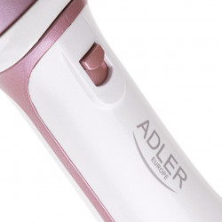 Втора ръка: Четка за сушене и стилизиране 5в1 Adler AD 2027, 1200 W, 2 температури, Керамично покритие, Аксесоари, Бял/розов