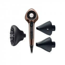 Втора ръка: Сешоар Remington AIR3D D7777, 1800W, Йонизация, DC мотор, 3D поток на въздуха, Кафяв
