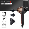 Втора ръка: Сешоар Remington AIR3D D7777, 1800W, Йонизация, DC мотор, 3D поток на въздуха, Кафяв
