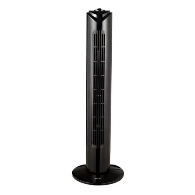 Втора ръка: Вентилатор кула Ayco ATF-29, 45W, 73.6 см, 3 степени, Осцилация, Черен