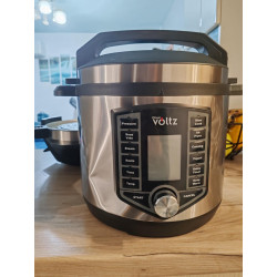Használt: Oliver Voltz Sűrítőfőző és légsütő 2in1 OV51985G6, 6L, 1500W, 44 funkció, 12 program, Inox