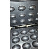 Втора ръка: Уред  за сладки орехчета Rosberg R51442D, 800W, За 12 сладки, Незалепващи плочи, Черен
