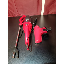 Second hand: Rosberg R51001A Upright Vacuum Cleaner, 600W, 800 ml, HEPA filter, Can be used as a handheld vacuum, Red