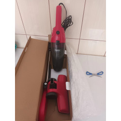 Втора ръка: Прахосмукачка вертикална Rosberg R51001A, 600W, 800 ml, HEPA филтър, Използване като ръчна, Червен