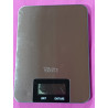 Használt: Oliver Voltz V51651I konyhai mérleg, 5 kg, TARA, 1 x CR2032, LCD kijelző 53 x 20 mm, rozsdamentes acél