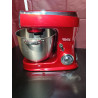 Second hand: Планетарен миксер Oliver Voltz OV51115A, 2100W, 7.5 литра, 6 скорости + Pulse, 3 бъркалки, Червен