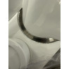 La mâna a doua: Feliator electric mezeluri Rosberg R51990A, 150W, Lama otel 15 cm, Grosime 0-15 mm, Alb