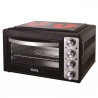La mâna a doua: Cuptor electric cu plite Oliver Voltz OV51441A38, 38 L, 3100W, 100-230C, 2 plite, Ceramica  Negru